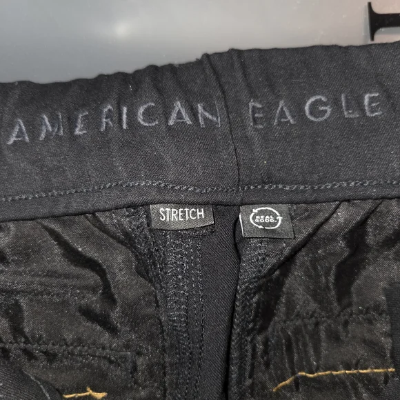 American Eagle Outfitters Black Wide-Leg Pants - Picture 4 of 5